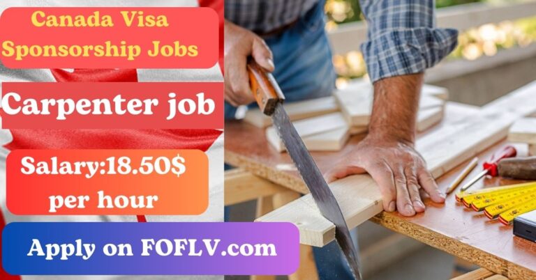 Canada Carpenter Jobs with Visa & Permit Sponsorship: