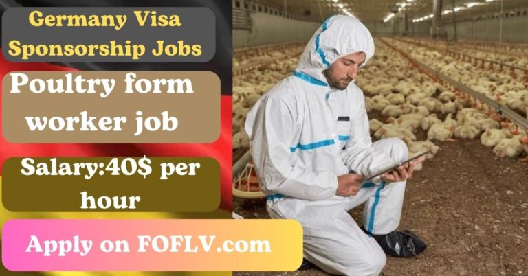 Germany Poultry Farm Worker Jobs 2024: Visa Sponsorship