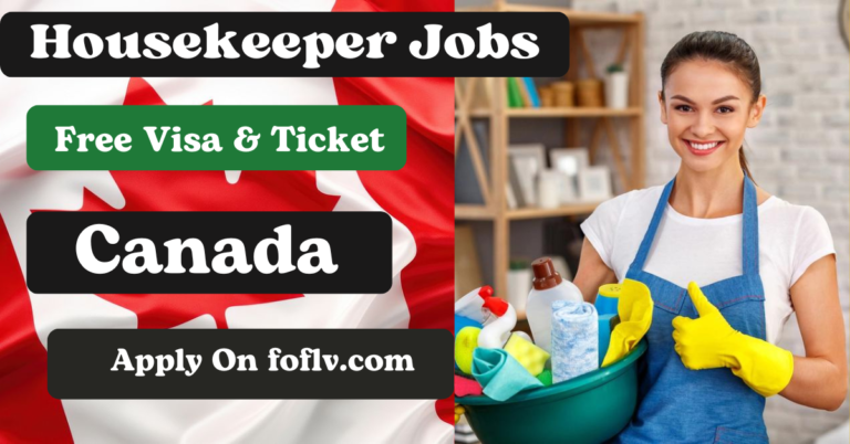 Green Housekeeper Worker Jobs in Canada with Visa Sponsorship 2024