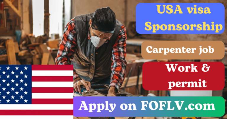 Full-Time Carpenter Jobs with Visa Sponsorship 2024