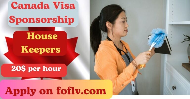 Full-Time Housekeeper in Canada: Visa Sponsorship Offered (2024)