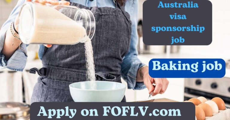 Bake Your Way Down Under: Sponsored Bakery Jobs in Australia (March 2024)