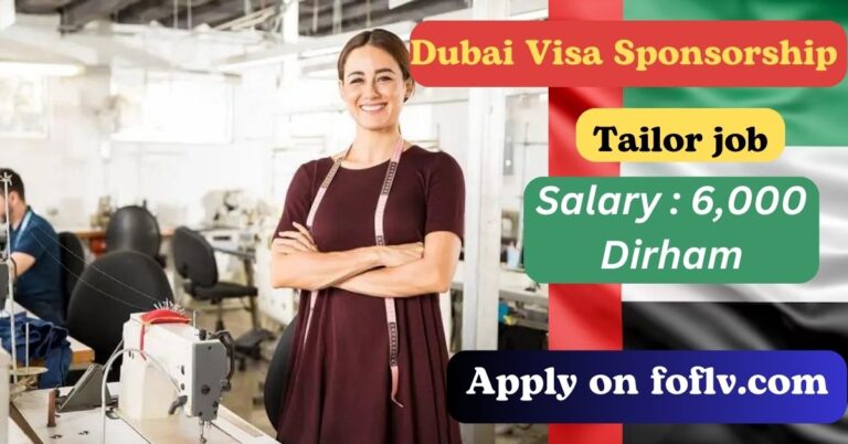 Dubai Marina Tailor Jobs with Visa Sponsorship (2024)