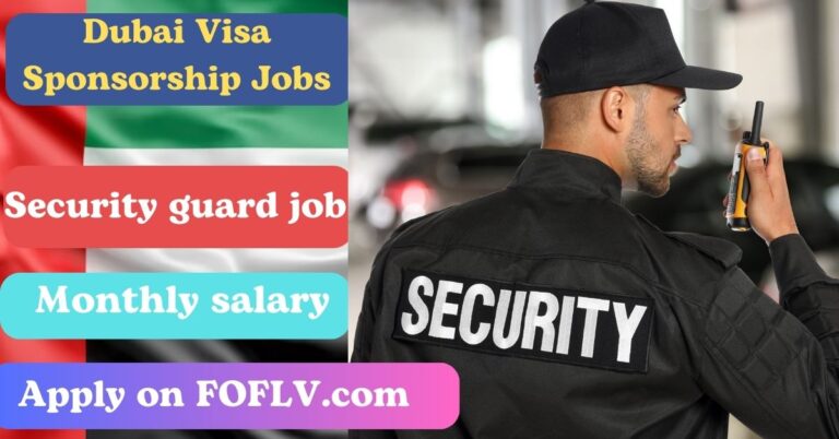 Security Guard Jobs in Dubai: Competitive Salary & Benefits Package