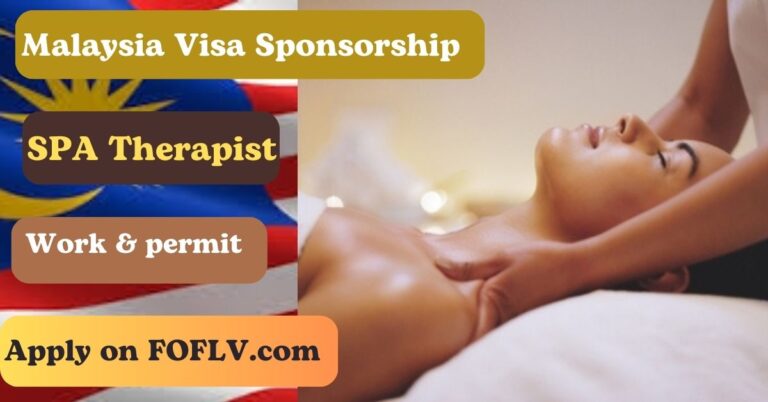Spa Therapist in Malaysia with Visa Sponsorship & Free Benefits (2024)