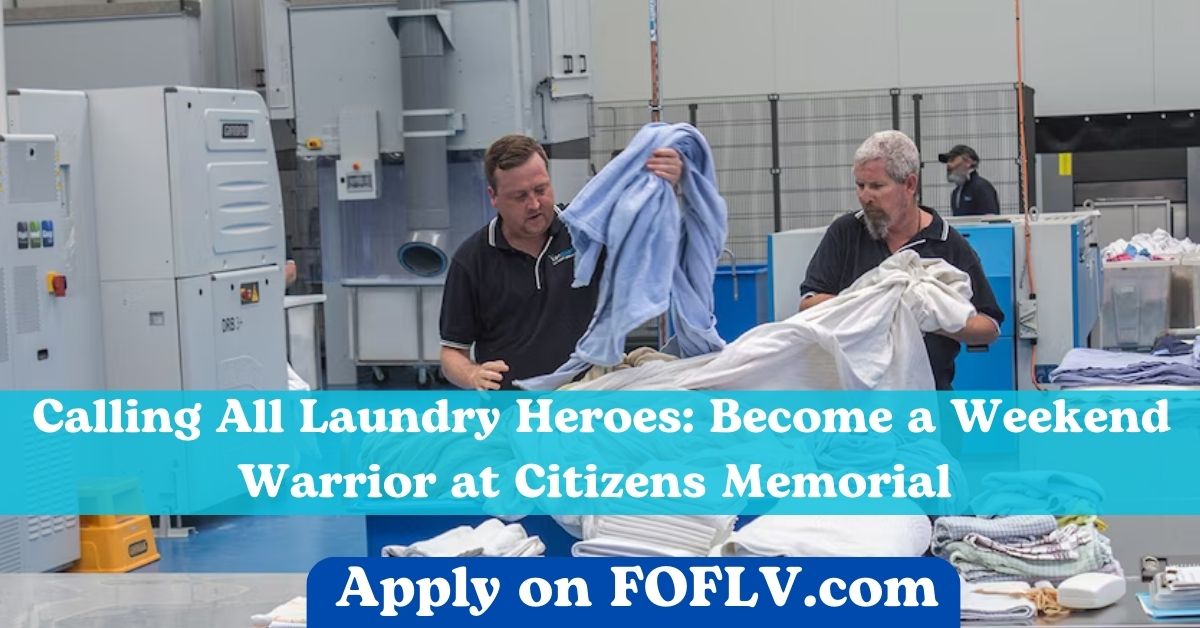 Calling All Laundry Heroes: Become a Weekend Warrior at Citizens Memorial (Stockton, MO)!